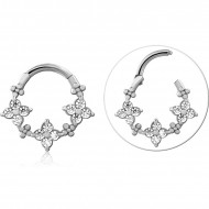 STERLING SILVER 925 JEWELED MULTI PURPOSE CLICKER