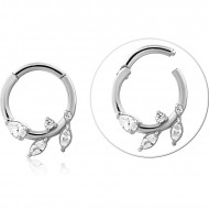 STERLING SILVER 925 JEWELED MULTI PURPOSE CLICKER