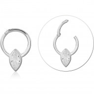 STERLING SILVER 925 JEWELED MULTI PURPOSE CLICKER