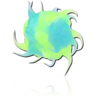 SILICONE SPIKEY BALL