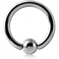 TITANIUM BALL CLOSURE RING PIERCING