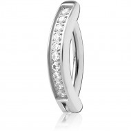 TITANIUM JEWELED BELLY CLICKER