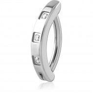 TITANIUM JEWELED BELLY CLICKER