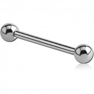 TITANIUM INTERNALLY THREADED BARBELL