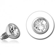 TITANIUM CRYSTAL VALUE JEWELED MICRO BALL FOR 1.2MM INTERNALLY THREADED PINS