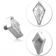 TITANIUM JEWELED MICRO ATTACHMENT FOR 1.2MM INTERNALLY THREADED PINS-KITE