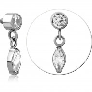 TITANIUM JEWELLED MICRO ATTACHMENT FOR 1.2MM INTERNALLY THREADED PINS