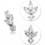 TITANIUM JEWELED MICRO ATTACHMENT FOR 1.2MM INTERNALLY THREADED PINS