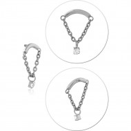 TITANIUM JEWELLED MICRO ATTACHMENT FOR 1.2MM INTERNALLY THREADED PINS