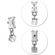 TITANIUM MICRO JEWELED ATTACHMENT FOR 1.2MM INTERNALLY THREADED PINS