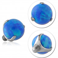 TITANIUM MICRO JEWELED ATTACHMENT FOR 1.2MM INTERNALLY THREADED PINS