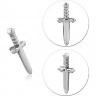 TITANIUM MICRO ATTACHMENT FOR 1.2 MM INTERNALLY THREADED PINS-SWORD