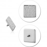 TITANIUM MICRO ATTACHMENT FOR 1.2 MM INTERNALLY THREADED PINS - RECTANGLE