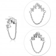 TITANIUM JEWELLED THREADLESS TOPS ATTACHMENT