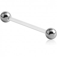 ANTIMICROBIAL BIOFLEX THREADED BARBELL WITH TITANIUM BALL