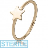 STERILE 14K GOLD SEAMLESS RING