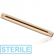 STERILE 18K GOLD MICRO BARBELL PIN