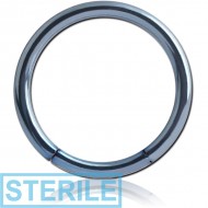 STERILE ANODISED SURGICAL STEEL SMOOTH SEGMENT RING