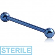 STERILE ANODISED SURGICAL STEEL BARBELL