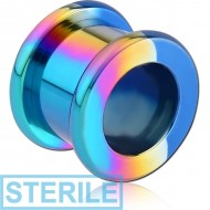 STERILE ANODISED STAINLESS STEEL THREADED ROUND EDGE TUNNEL