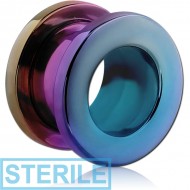 STERILE ANODISED STAINLESS STEEL THREADED TUNNEL