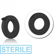 STERILE BLACK PVD COATED SURGICAL STEEL MICRO ATTACHMENT FOR 1.2MM INTERNALLY THREADED PINS - O