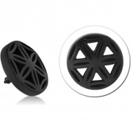 STERILE BLACK PVD COATED SURGICAL STEEL MICRO ATTACHMENT FOR 1.2MM INTERNALLY THREADED PINS
