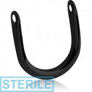 STERILE BLACK PVD COATED SURGICAL STEEL NIPPLE STIRRUP PART