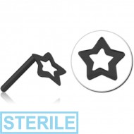 STERILE BLACK PVD COATED SURGICAL STEEL THREADLESS ATTACHMENT - STAR