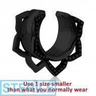 STERILE BLACK PVD COATED SURGICAL STEEL HALF TUNNEL