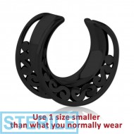 STERILE BLACK PVD COATED SURGICAL STEEL HALF TUNNEL