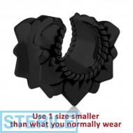 STERILE BLACK PVD COATED SURGICAL STEEL HALF TUNNEL