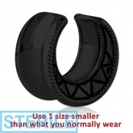 STERILE BLACK PVD COATED SURGICAL STEEL HALF TUNNEL