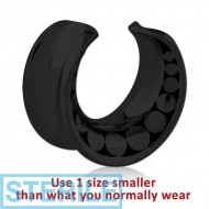STERILE BLACK PVD COATED SURGICAL STEEL HALF TUNNEL