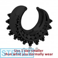 STERILE BLACK PVD COATED SURGICAL STEEL HALF TUNNEL