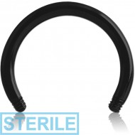 STERILE BLACK PVD COATED TITANIUM CIRCULAR BARBELL PIN