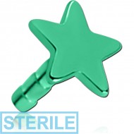 STERILE ANODISED TITANIUM STAR FOR BIOFLEX INTERNAL LABRET