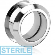 STERILE STAINLESS STEEL INTERNALLY THREADED ANGLED TUNNEL PIERCING