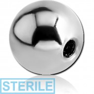 STERILE SURGICAL STEEL DOUBLE THREADED BALL PIERCING