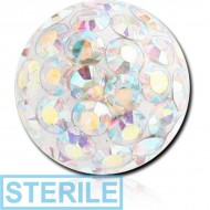 STERILE EPOXY COATED CRYSTALINE JEWELLED MICRO BALL