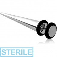 STERILE SURGICAL STEEL FAKE EXPANDER PIERCING