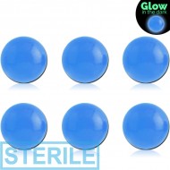 STERILE UV ACRYLIC GLOW IN THE DARK BALL