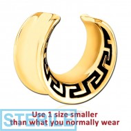 STERILE GOLD PVD COATED SURGICAL STEEL HALF TUNNEL