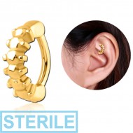 STERILE GOLD PVD COATED SURGICAL STEEL ROOK CLICKER