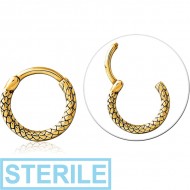 STERILE GOLD PVD COATED SURGICAL STEEL MULTI PURPOSE CLICKER