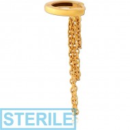 STERILE SURGICAL STEEL MULTI PURPOSE HUGGIE PIERCING