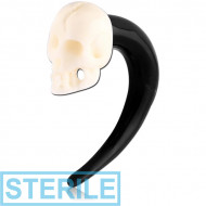 STERILE ORGANIC PIERCING CLAWS HORN TRIBAL - BONE SKULL