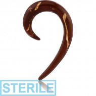 STERILE ORGANIC FISH HOOK COCONUT SHELL