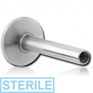 STERILE SURGICAL STEEL INTERNALLY THREADED LABRET PIN PIERCING