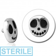 STERILE SURGICAL STEEL ATTACHMENT FOR 1.6 MM INTERNALLY THREADED PINS - GHOST PIERCING